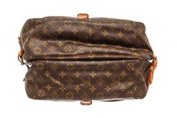 Louis Vuitton Brown Monogram Canvas Saumur 35 Shoulder Bag