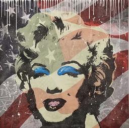 Marilyn Broken Glass By Jozza