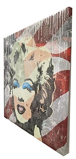 Marilyn Broken Glass By Jozza