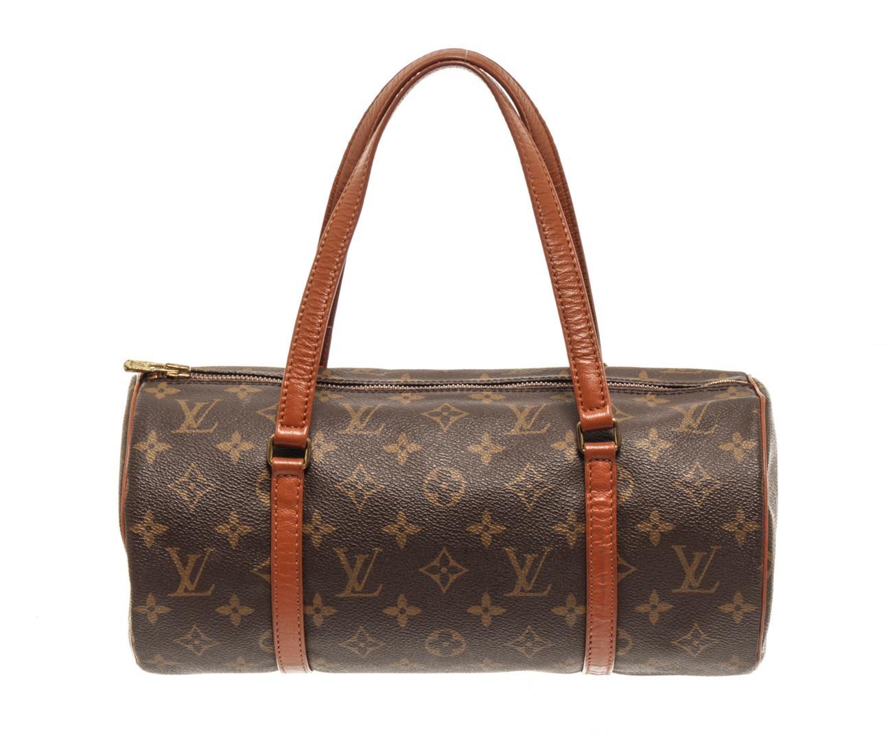 Louis Vuitton Brown Canvas Papillon 30 Shoulder Bag