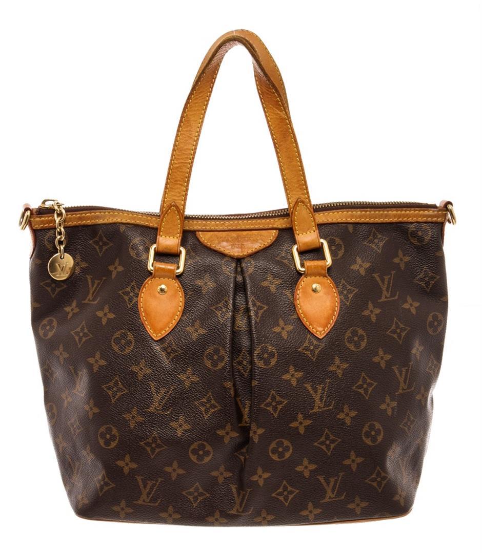 Louis Vuitton Brown Monogram Palermo PM Shoulder Bag