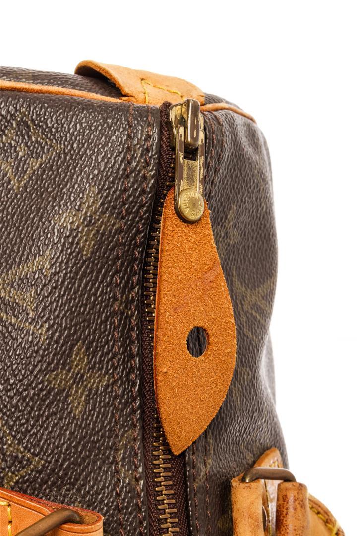 Louis Vuitton Brown Monogram Canvas Speedy 35 Satchel Bag