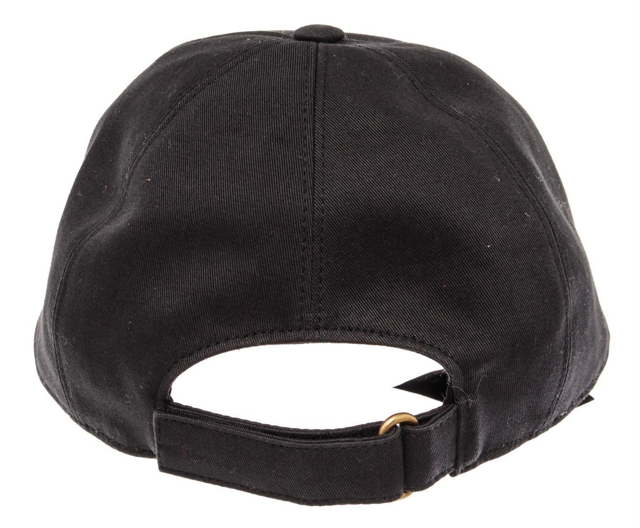 Gucci Black GG Canvas Web Baseball Cap