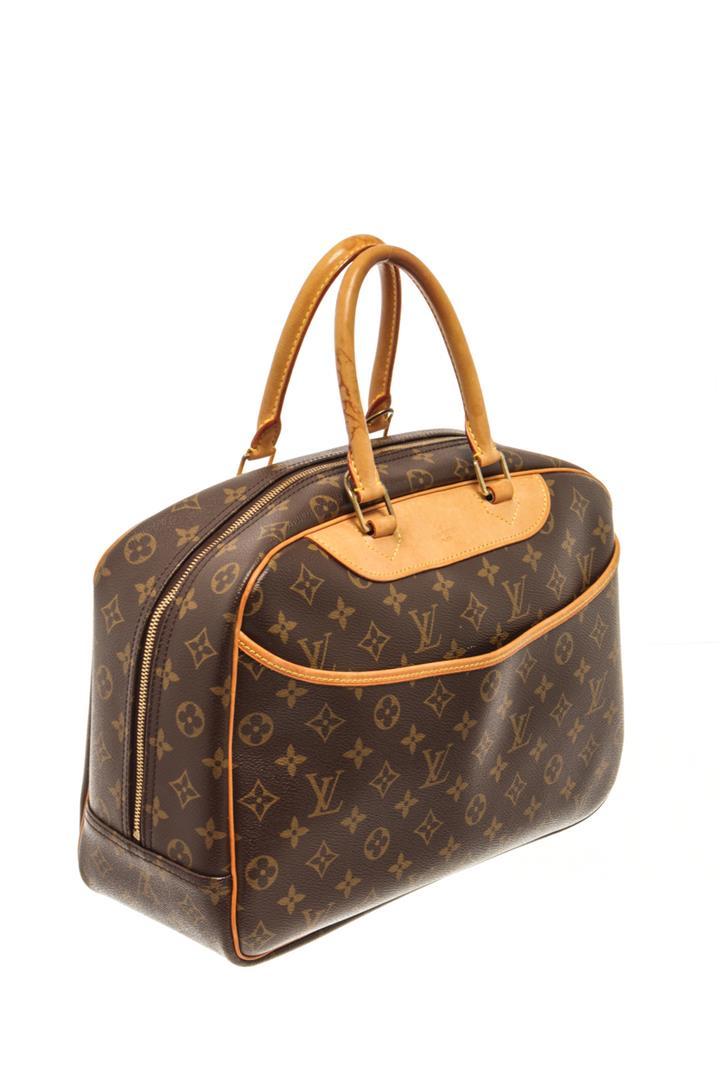 Louis Vuitton Brown Monogram Canvas Deauville Handbag