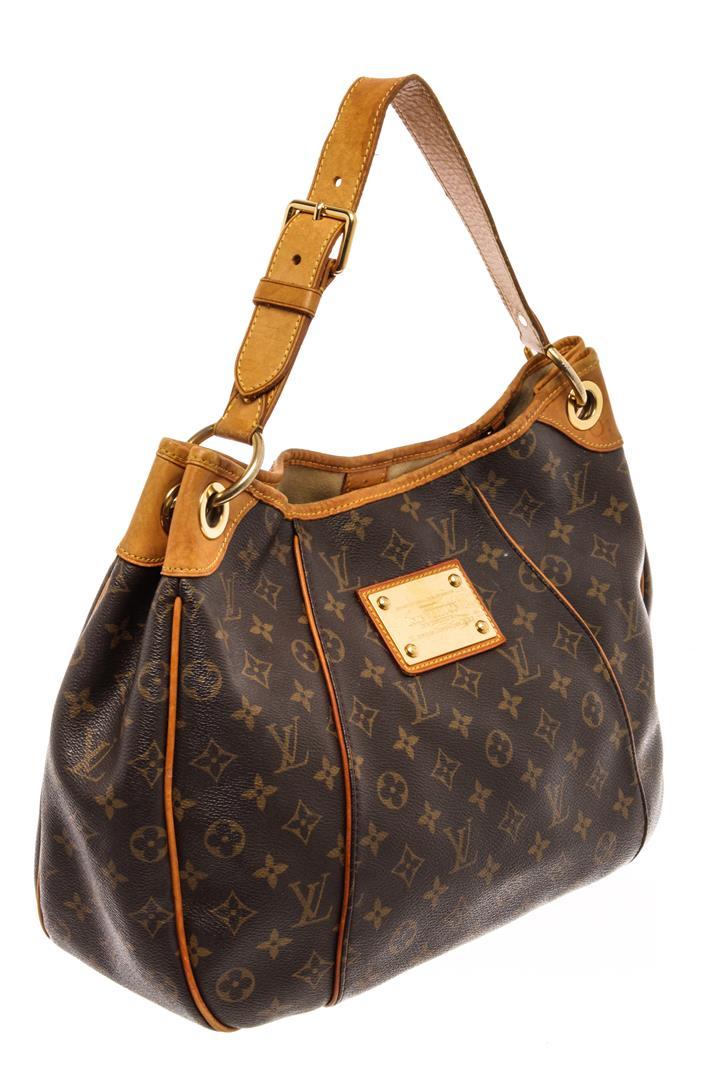 Louis Vuitton Brown Monogram Canvas Galliera PM Hobo Bag