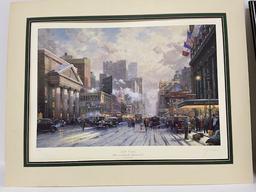 Thomas Kinkade "Snow on Seventh Avenue 1932"