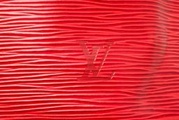 Louis Vuitton Red Epi Leather Noe Shoulder Bag