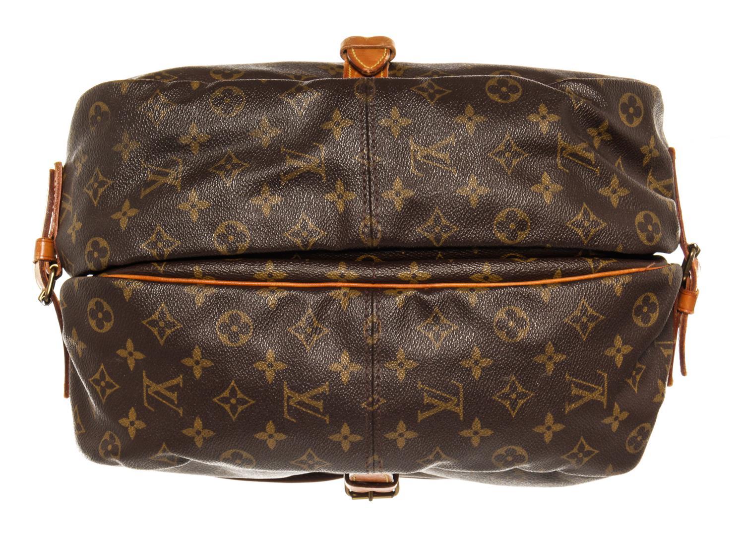 Louis Vuitton Brown Monogram Saumur 35cm Crossbody Bag