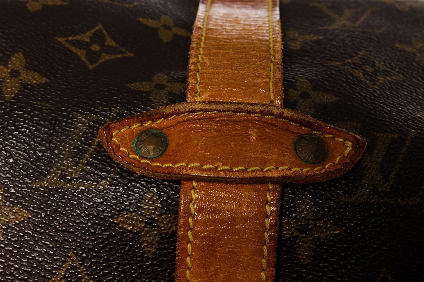 Louis Vuitton Brown Monogram Saumur 35cm Crossbody Bag