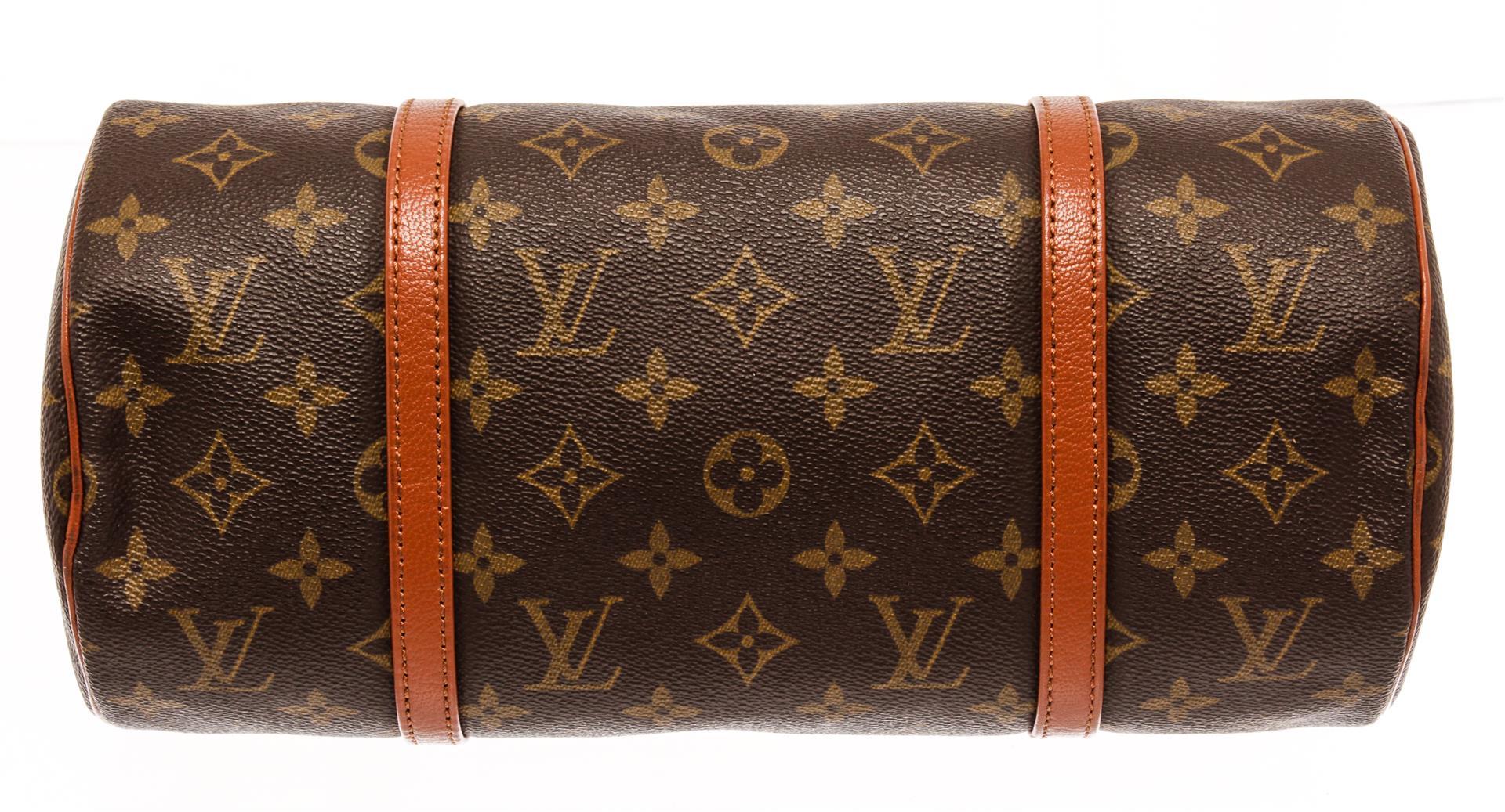 Louis Vuitton Brown Monogram Papillon 30 Shoulder Bag