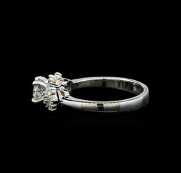 0.86 ctw Diamond Ring - 14KT White Gold