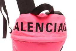 Balenciaga Pink Canvas Mini Backpack