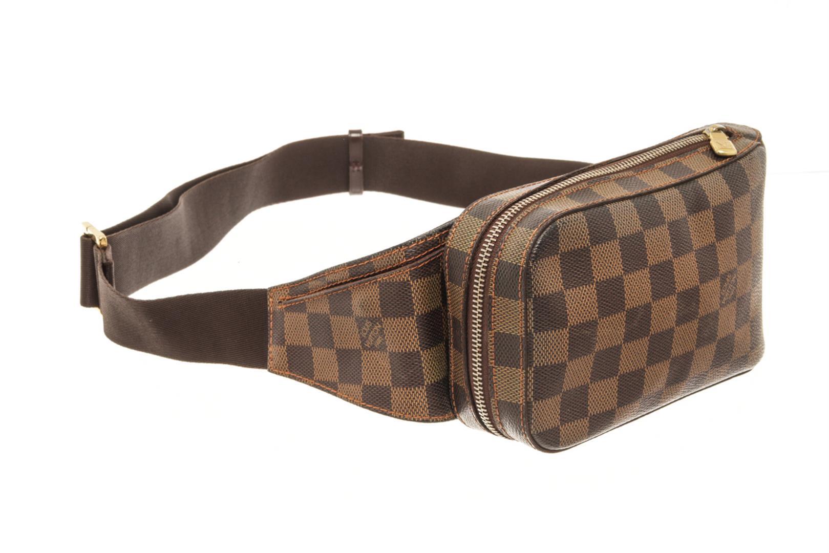 Louis Vuitton Brown Damier Ebene Canvas Geronimos Shoulder Bag