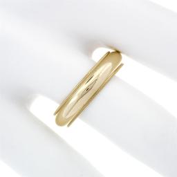 NEW Classic 14k Yellow Gold 5mm Domed Polished Milgrain Men's Wedding Band Ring