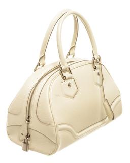 Louis Vuitton Ivory Epi Leather Bowling Montaigne PM Bag