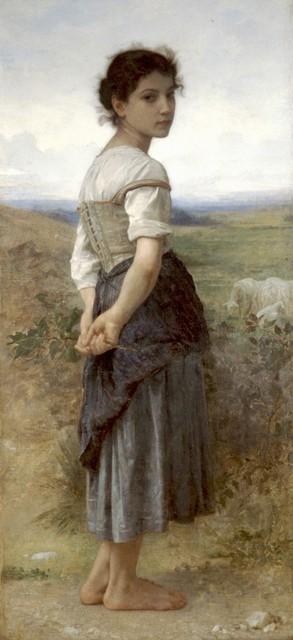 William Bouguereau - The Young Shepherdess