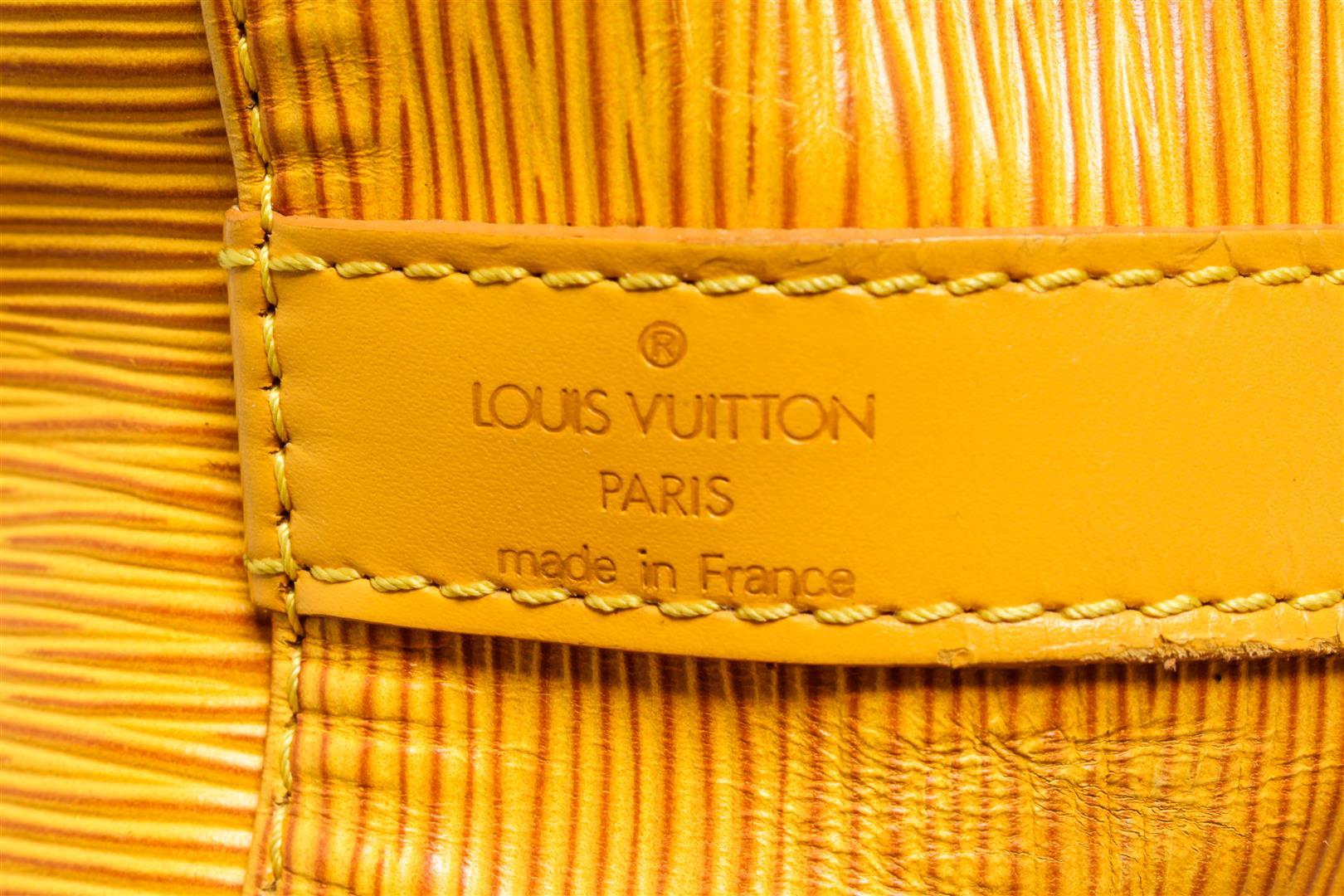 Louis Vuitton Yellow Epi Leather Noe PM Bag