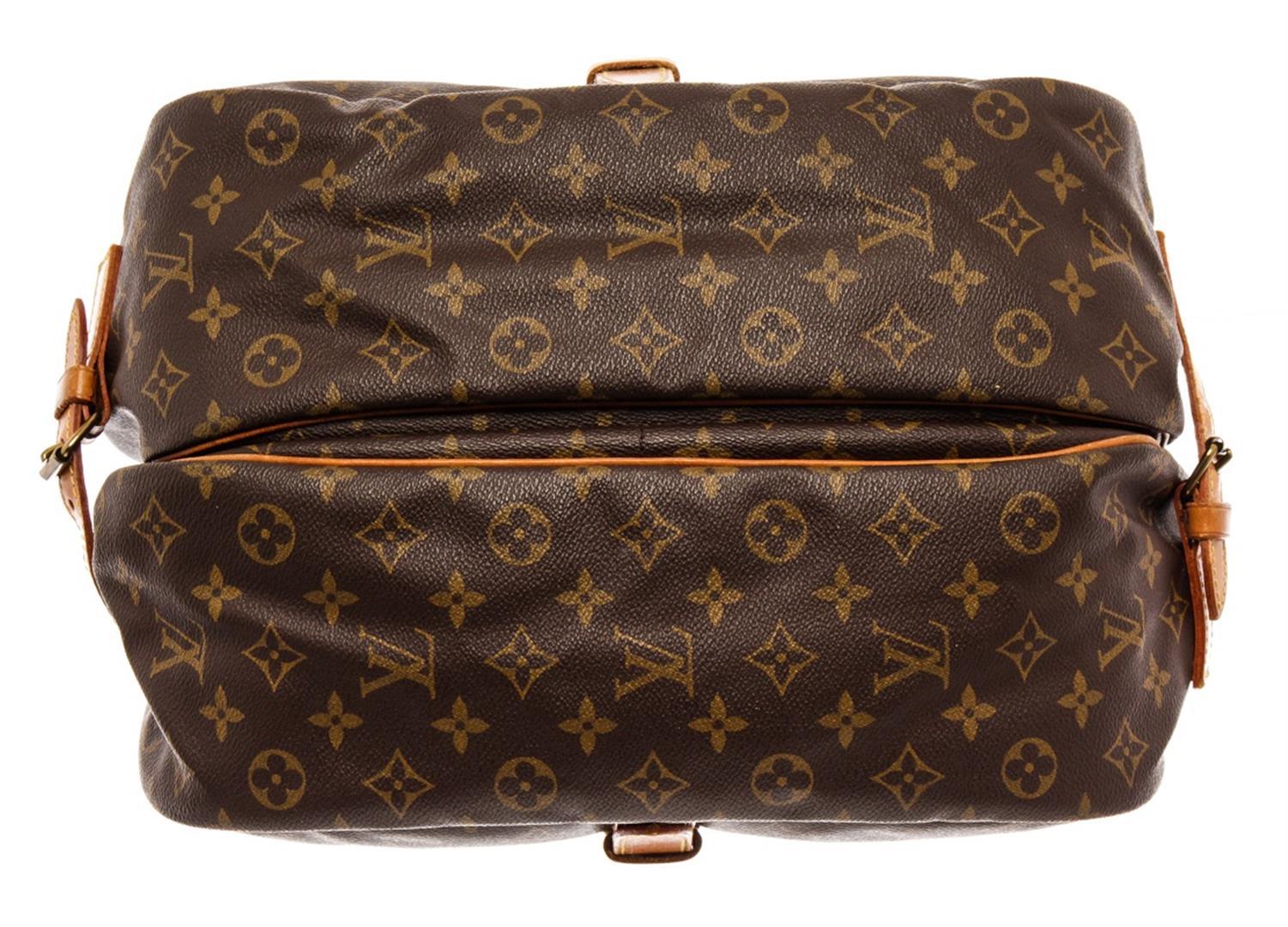 Louis Vuitton Brown Monogram Saumur 35cm Crossbody Bag