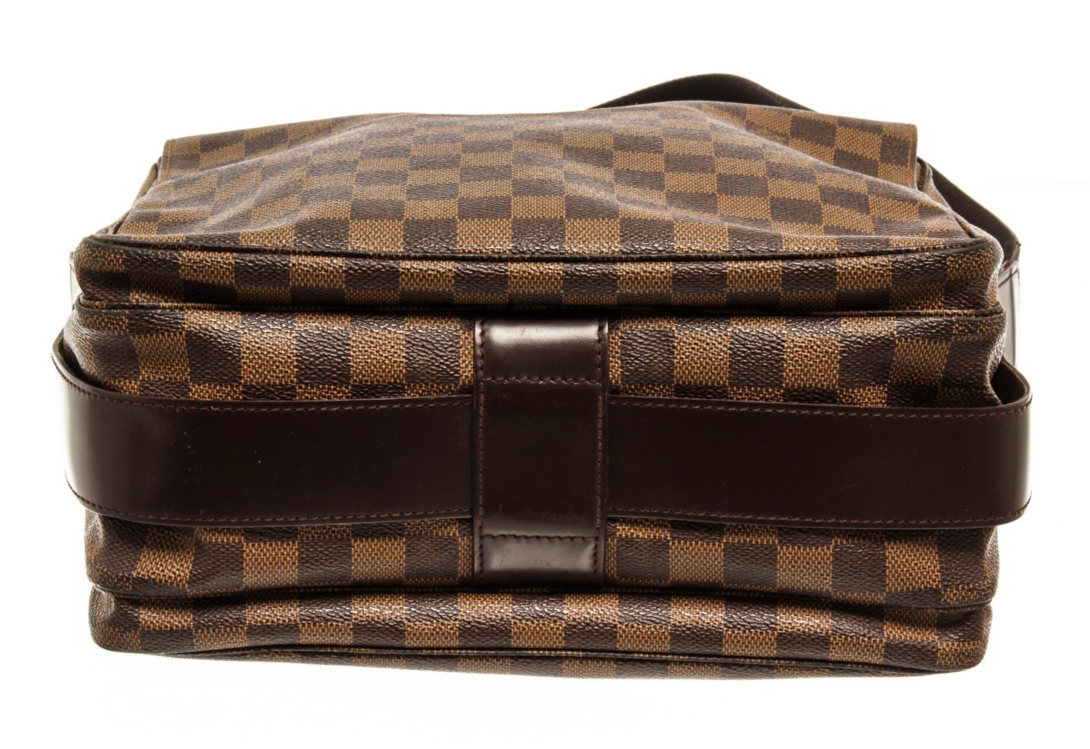 Louis Vuitton Brown Damier Ebene Naviglio Messenger Bag