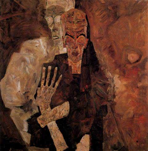 Egon Schiele - Unlicensed Or Even Death, And Man