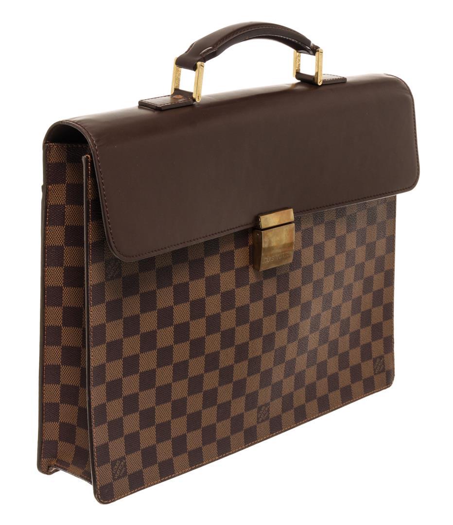 Louis Vuitton Brown Damier Ebene Altona PM Briefcase