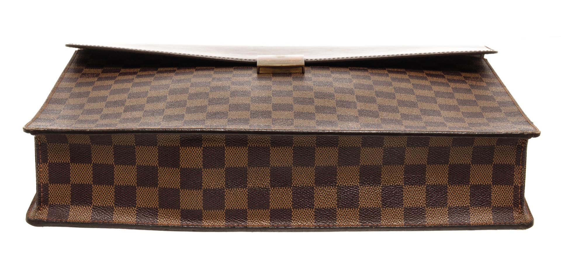 Louis Vuitton Brown Damier Ebene Altona PM Briefcase