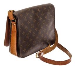 Louis Vuitton Brown Monogram Cartouchiere GM Messenger Bag