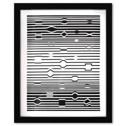 Markab de la serie Ondulatoires by Vasarely (1908-1997)