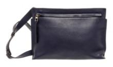 Loewe Navy Blue Leather T Messenger Bag