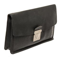 Louis Vuitton Black Taiga Leather Belaia Clutch