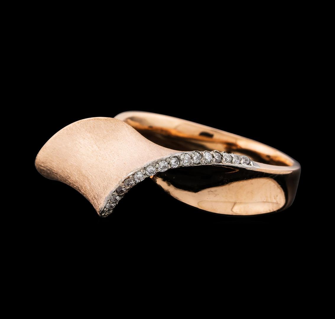 0.15 ctw Diamond Ring - 14KT Rose Gold