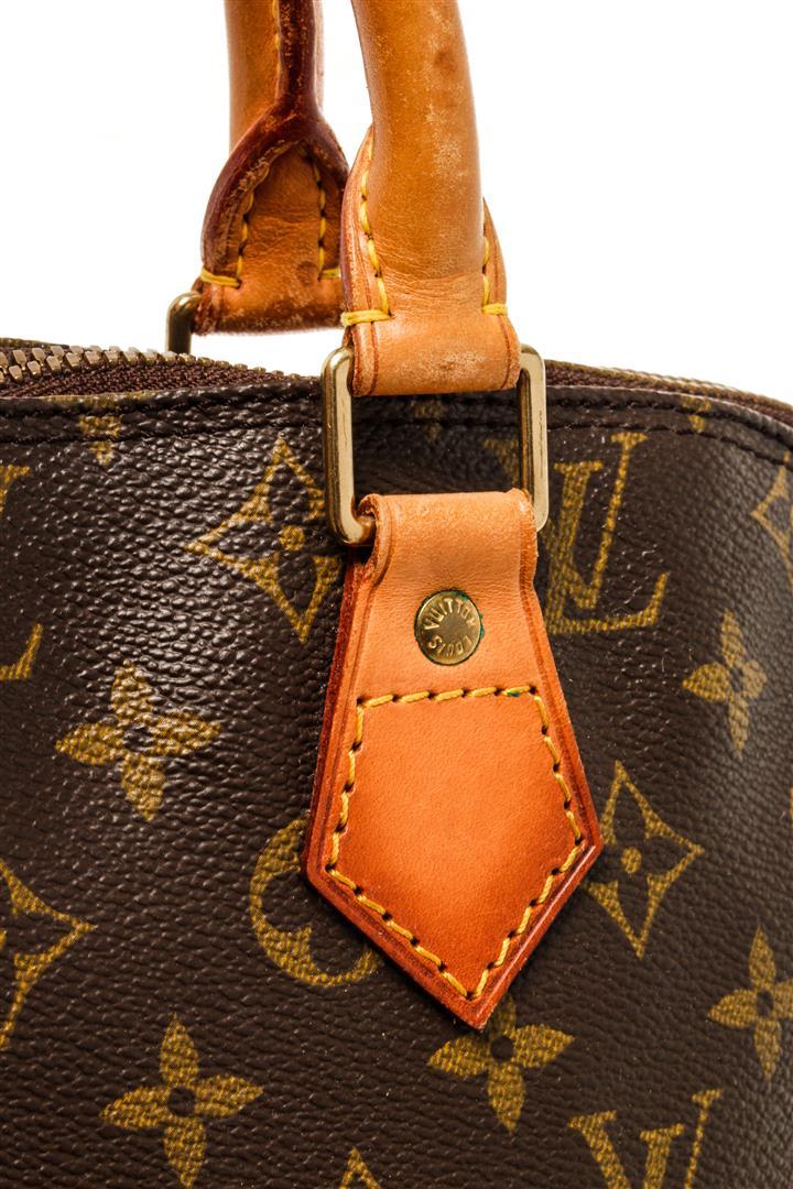 Louis Vuitton Brown Monogram Canvas Alma PM Satchel Bag