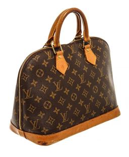 Louis Vuitton Brown Monogram Canvas Alma GM Satchel Bag