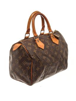 Louis Vuitton Brown Monogram Speedy 25 Handbag