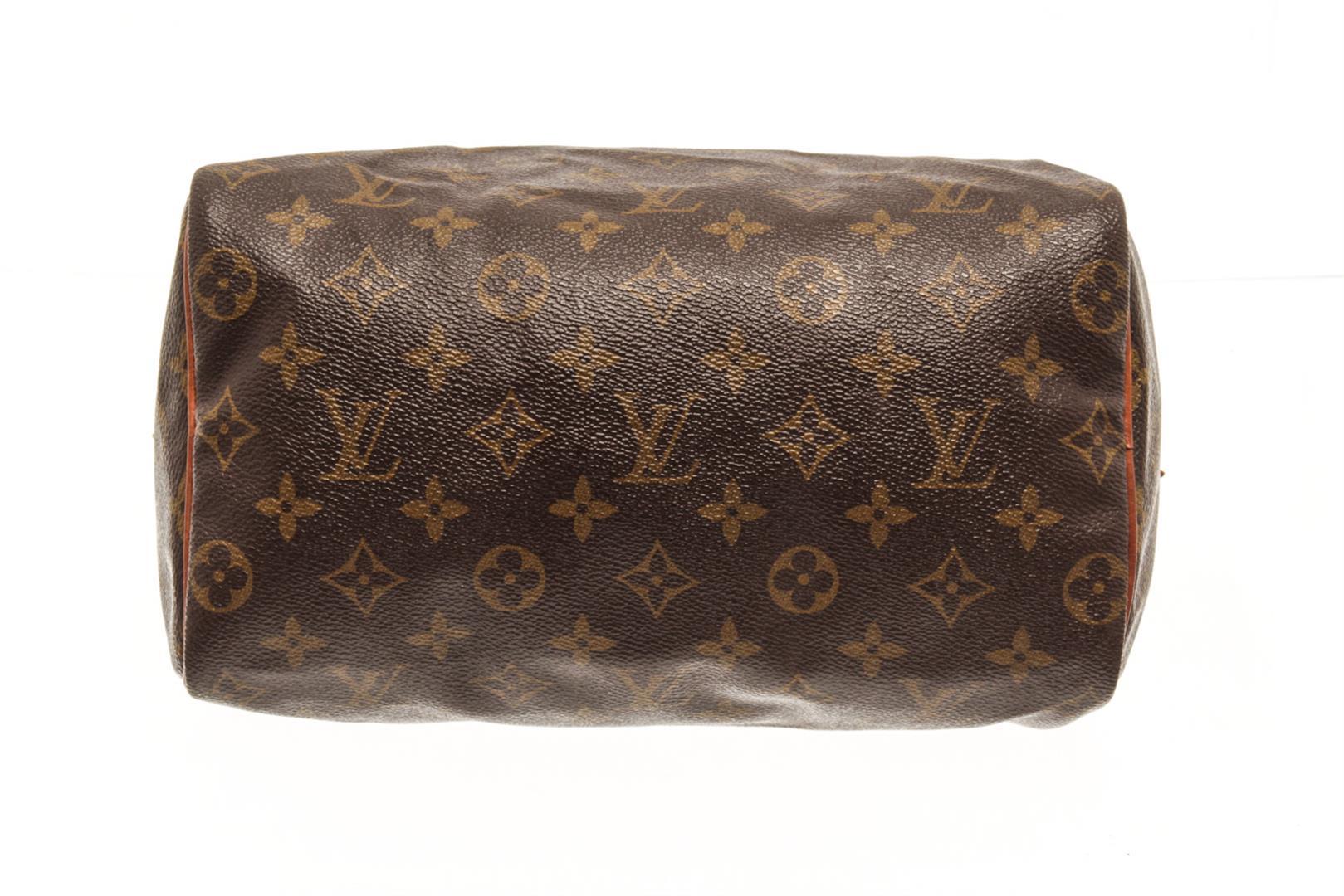 Louis Vuitton Brown Monogram Speedy 25 Handbag