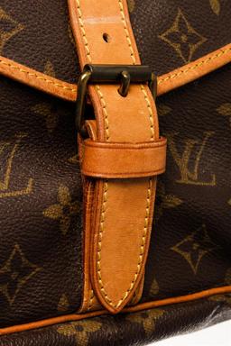 Louis Vuitton Brown Monogram Canvas Saumur 35 Messenger Bag