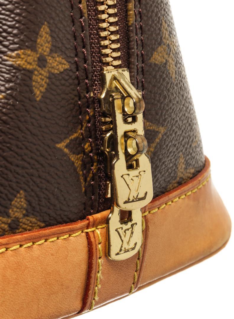 Louis Vuitton Brown Monogram Canvas Alma Handbag