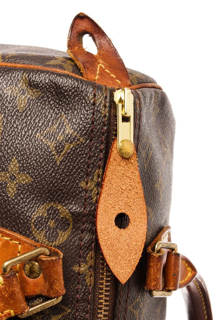 Louis Vuitton Brown Monogram Canvas Speedy 30 Satchel Bag