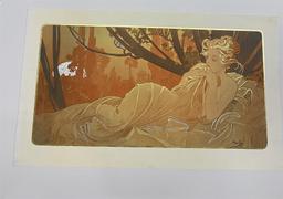 Dusk by Alphonse Mucha