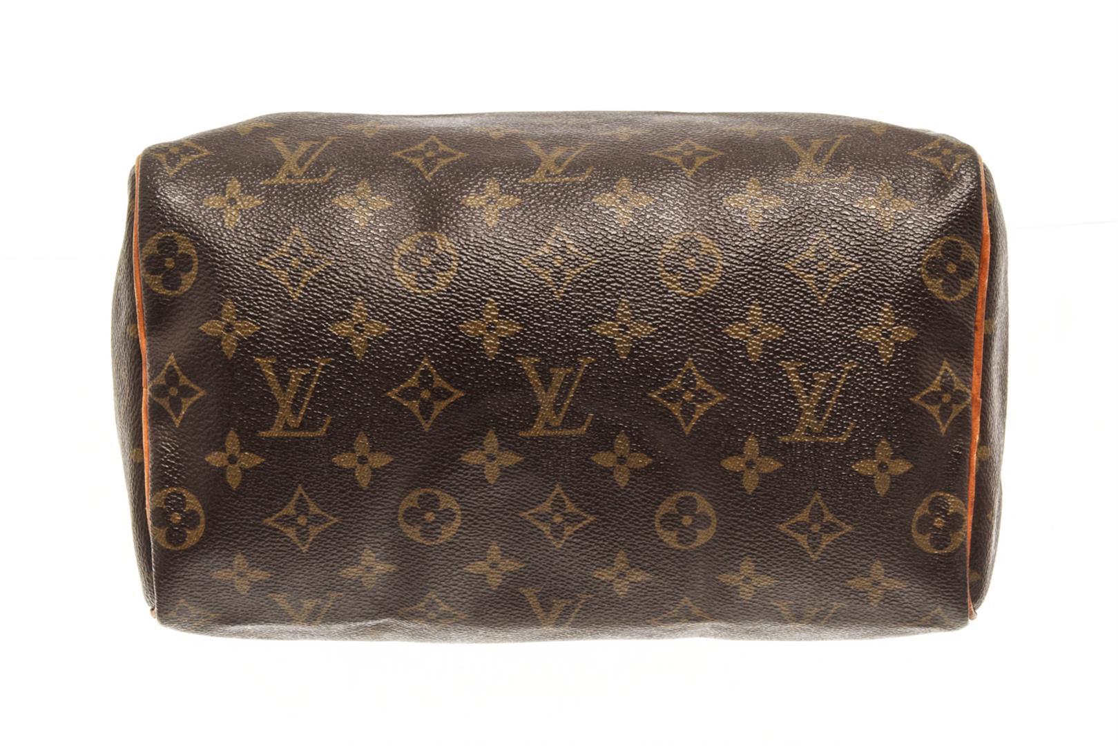 Louis Vuitton Brown Monogram Canvas Speedy 25 Cm Handbag