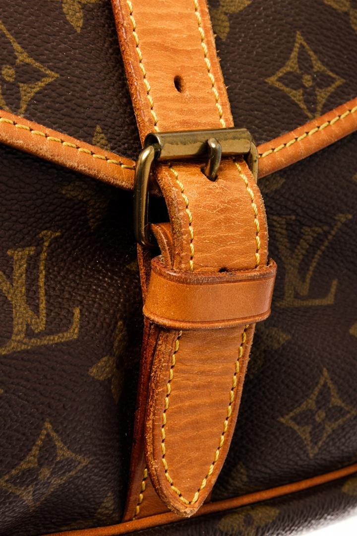 Louis Vuitton Brown Monogram Canvas Saumur 35 Messenger Bag