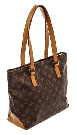 Louis Vuitton Brown Monogram Leather Cabas Piano Tote Bag