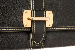 Louis Vuitton Black Suhali Leather Le Favori Wallet