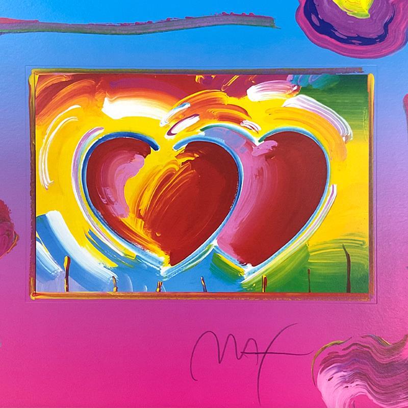 Two Hearts on Blends by Peter Max