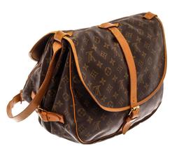 Louis Vuitton Brown Monogram Canvas Saumur 35cm Messenger Bag