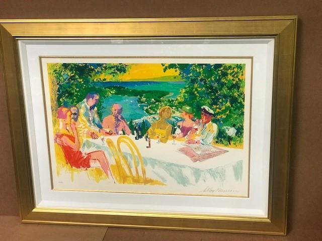 Wine Alfresco by Leroy Neiman