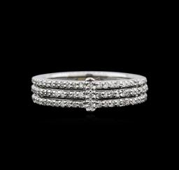 0.52 ctw Diamond Ring - 14KT White Gold