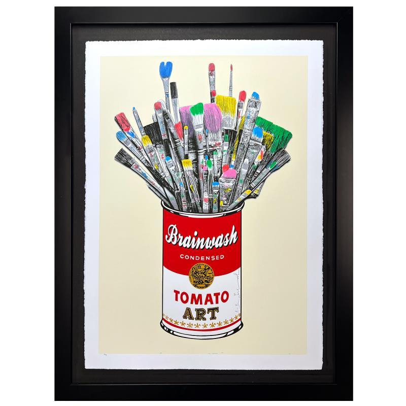 Tomato Pop (Off-White) by Mr Brainwash