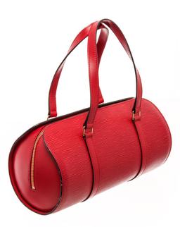 Louis Vuitton Red Epi Leather Soufflot Tote Bag