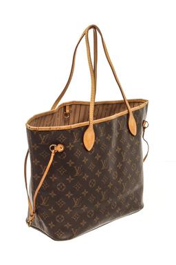 Louis Vuitton Brown Monogram Canvas Neverfull MM Tote Bag